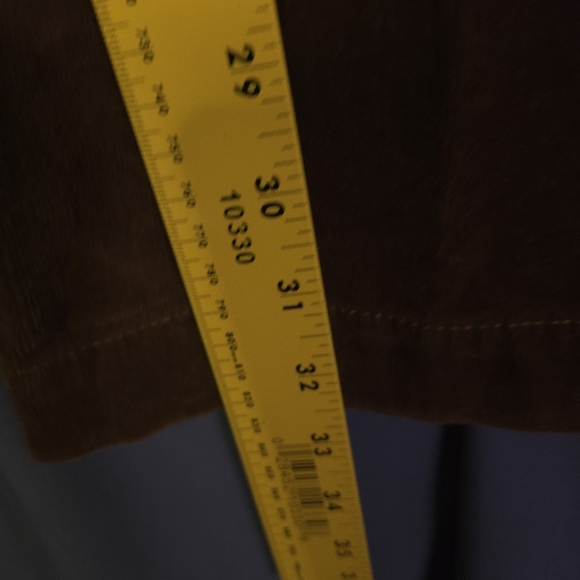 Talbots Corduroy Flare Pants Brown Size 6 Flawless Five Pocket - Picture 3 of 6